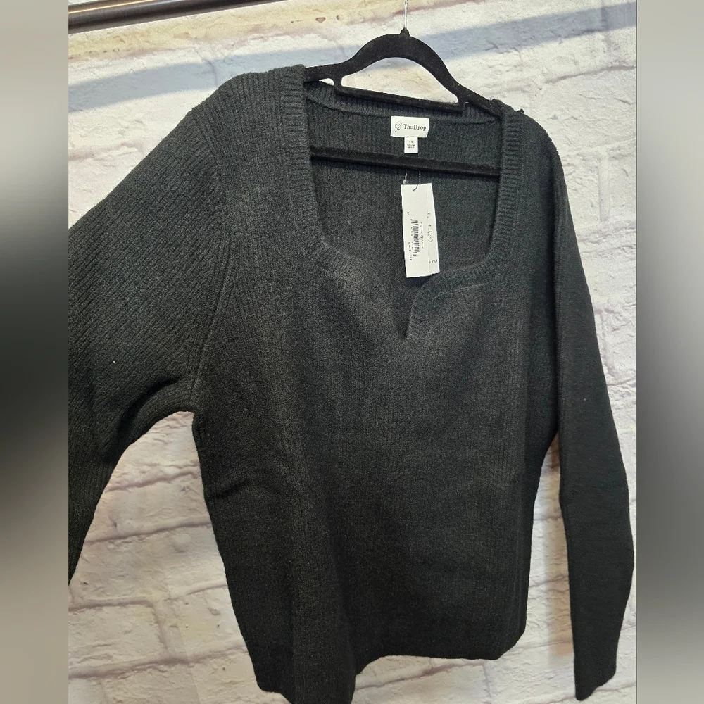 NWT The Drop Women's Preston Ribbed Sweetheart Sweater 3X - Picture 5 of 7